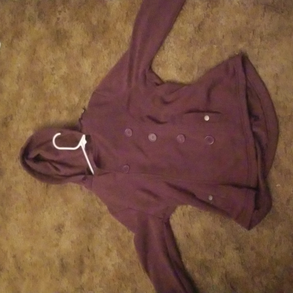 Purple bongo extra large coat with hood